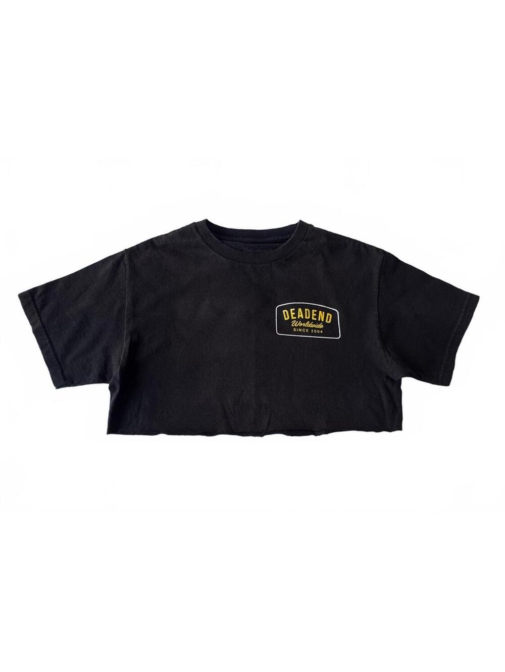 Cotton cropped t-shirt, Deadend Worldwide Gear(0225)